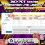 BUKTI JACKPOT CASINO PP LIVE BACCARAT A TERPERCAYA DI INDONESIA TGL 05-09-2024